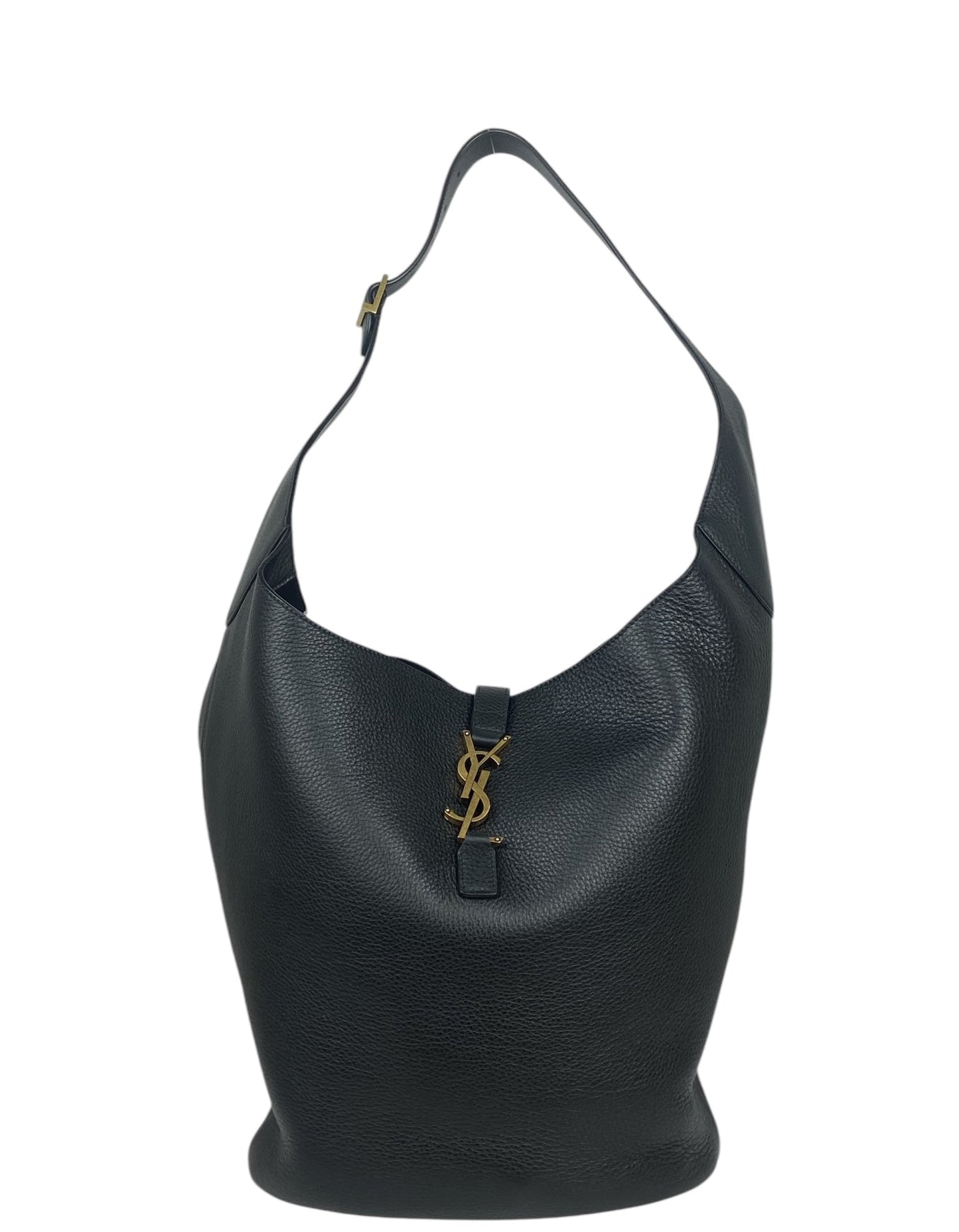 Saint Laurent Black Le 5 A 7 Hobo Bag