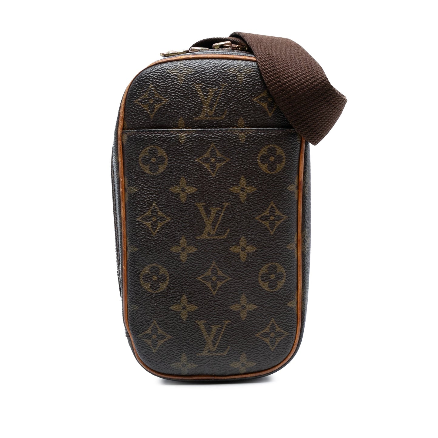 Brown Louis Vuitton Monogram Pochette Gange Crossbody Bag