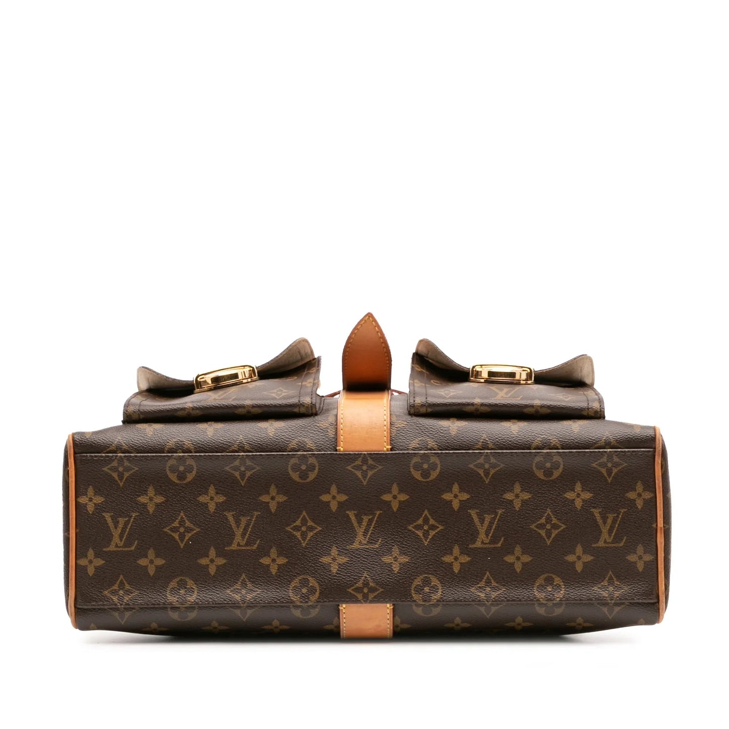 Brown Louis Vuitton Monogram Manhattan GM Handbag