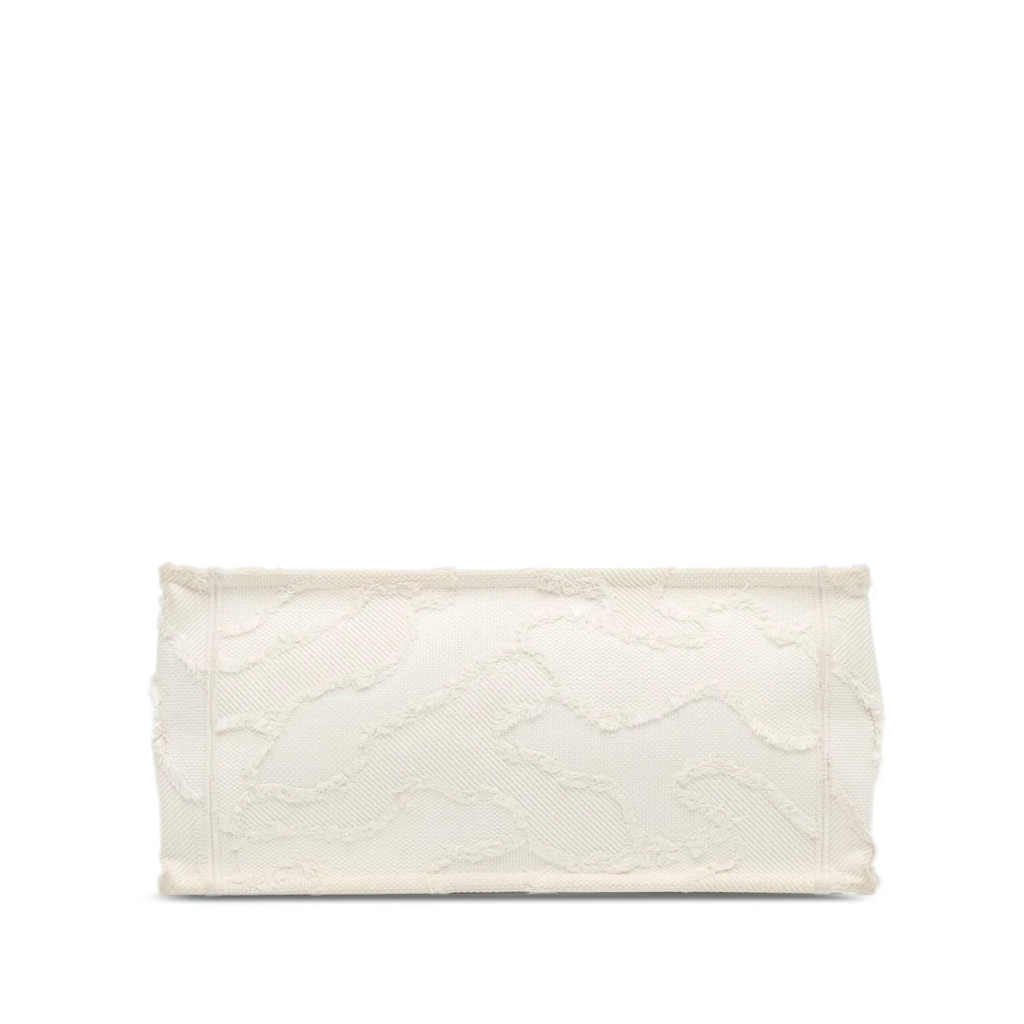 White Dior Medium Camouflage Book Tote