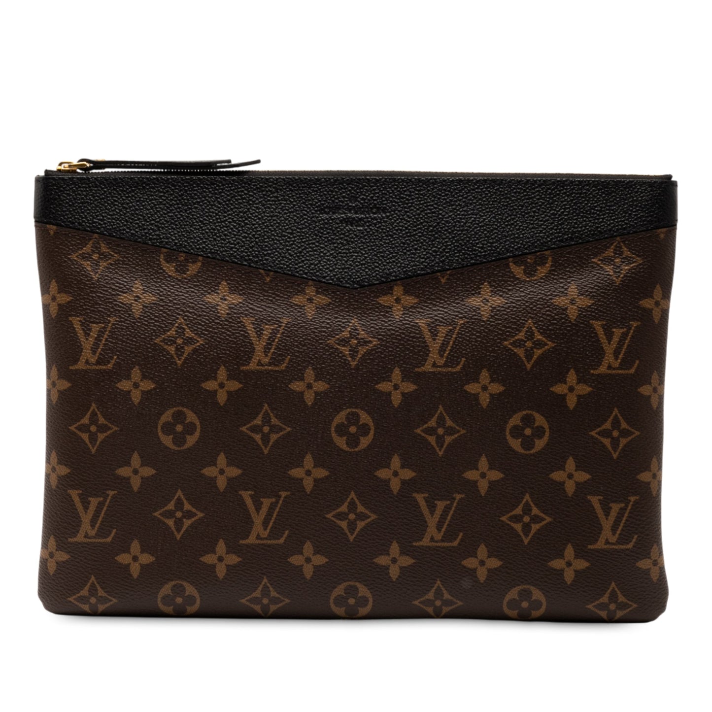 Brown Louis Vuitton Monogram Daily Pouch Clutch Bag