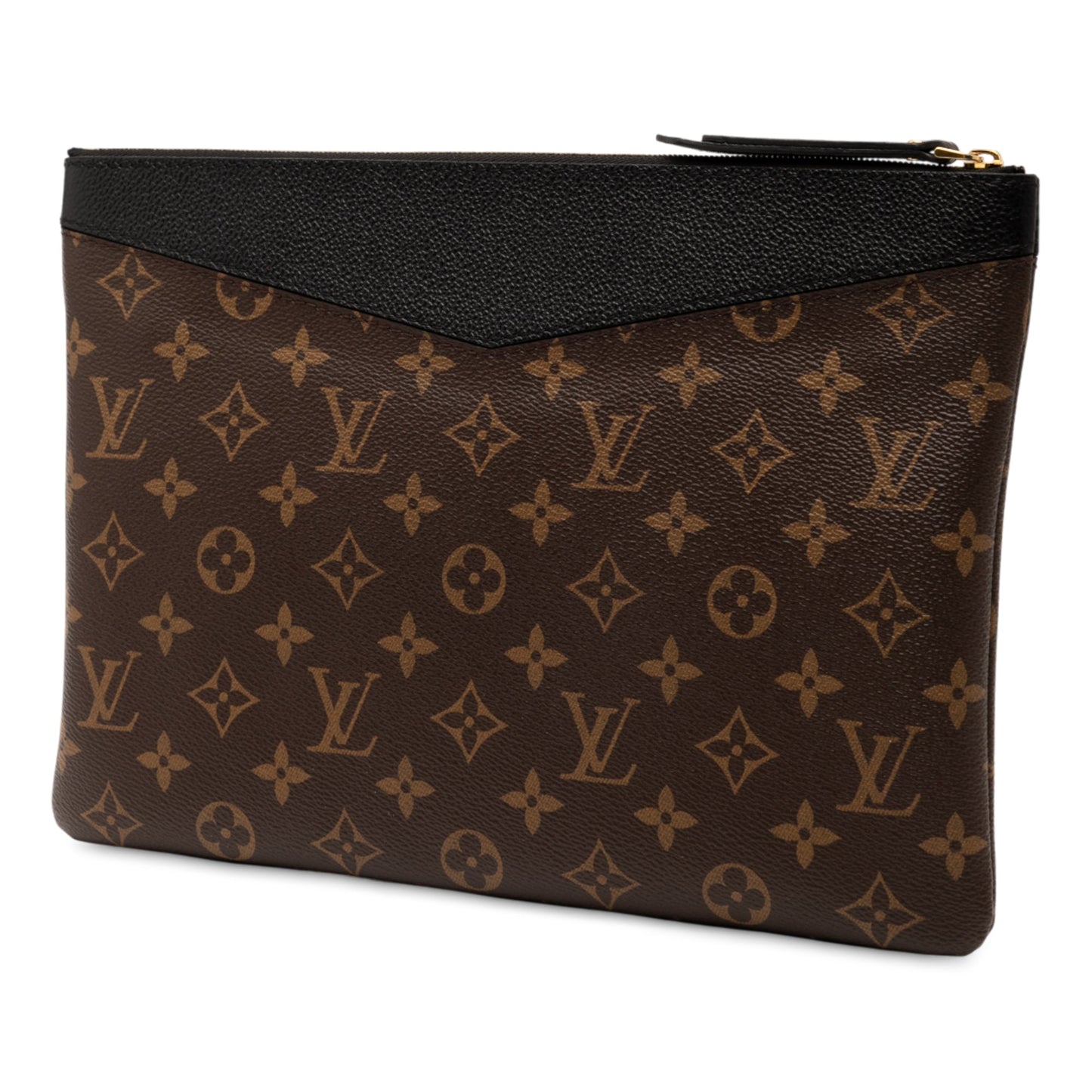 Brown Louis Vuitton Monogram Daily Pouch Clutch Bag