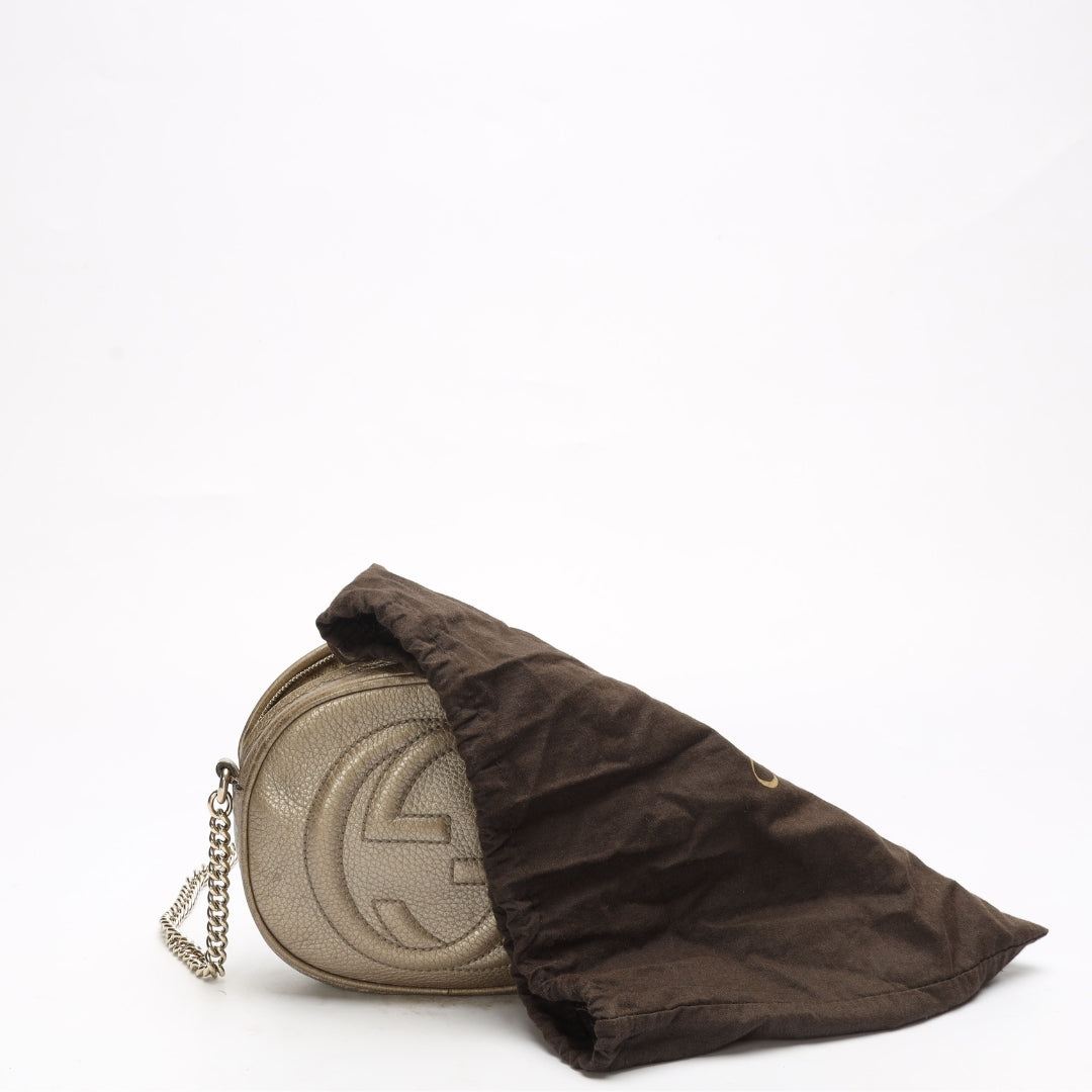 Gucci Chain Leather Crossbody