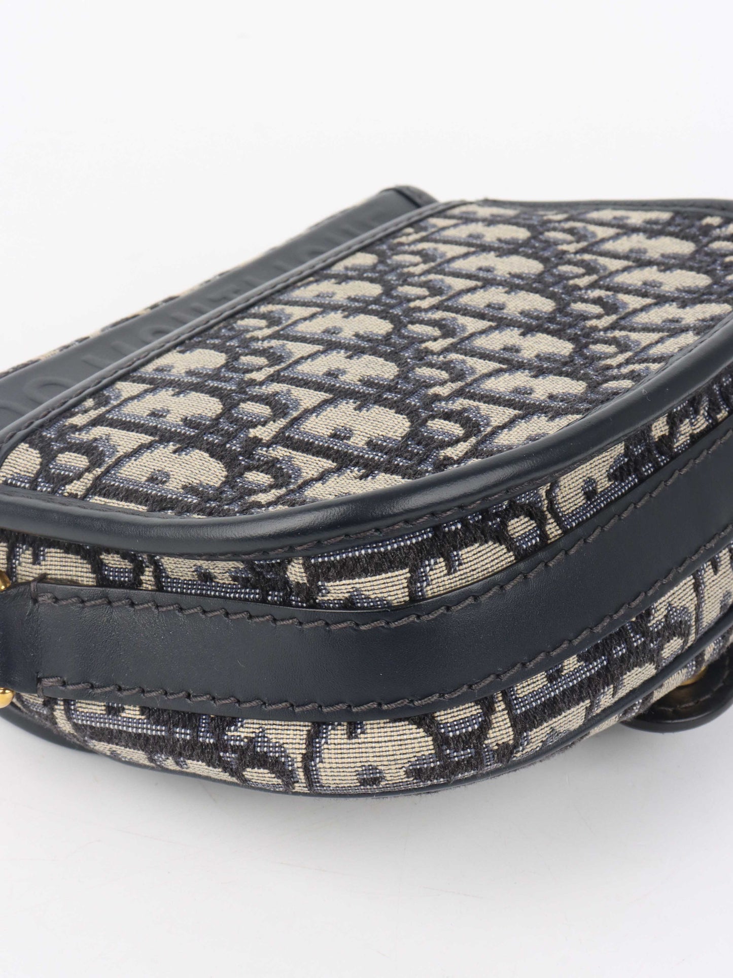 Dior Small Blue Oblique Bobby Bag.