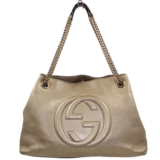 Gucci Soho Calfskin Quilted Shoulder Bag