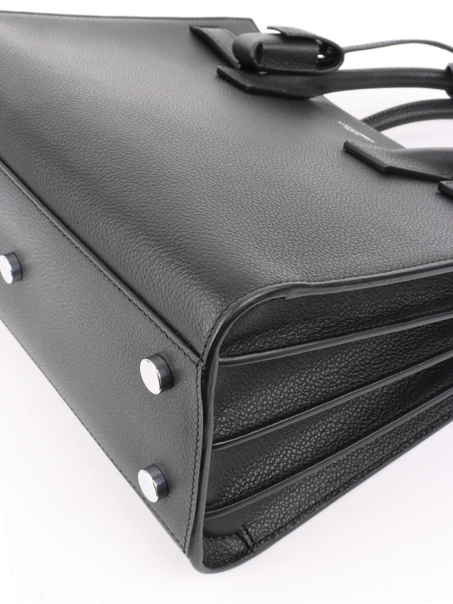 Saint Laurent Black Nano Sac De Jour.