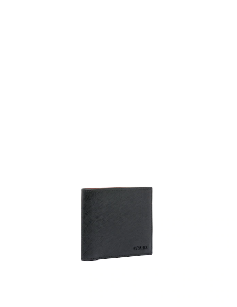 Prada Saffiano Leather Wallet Black