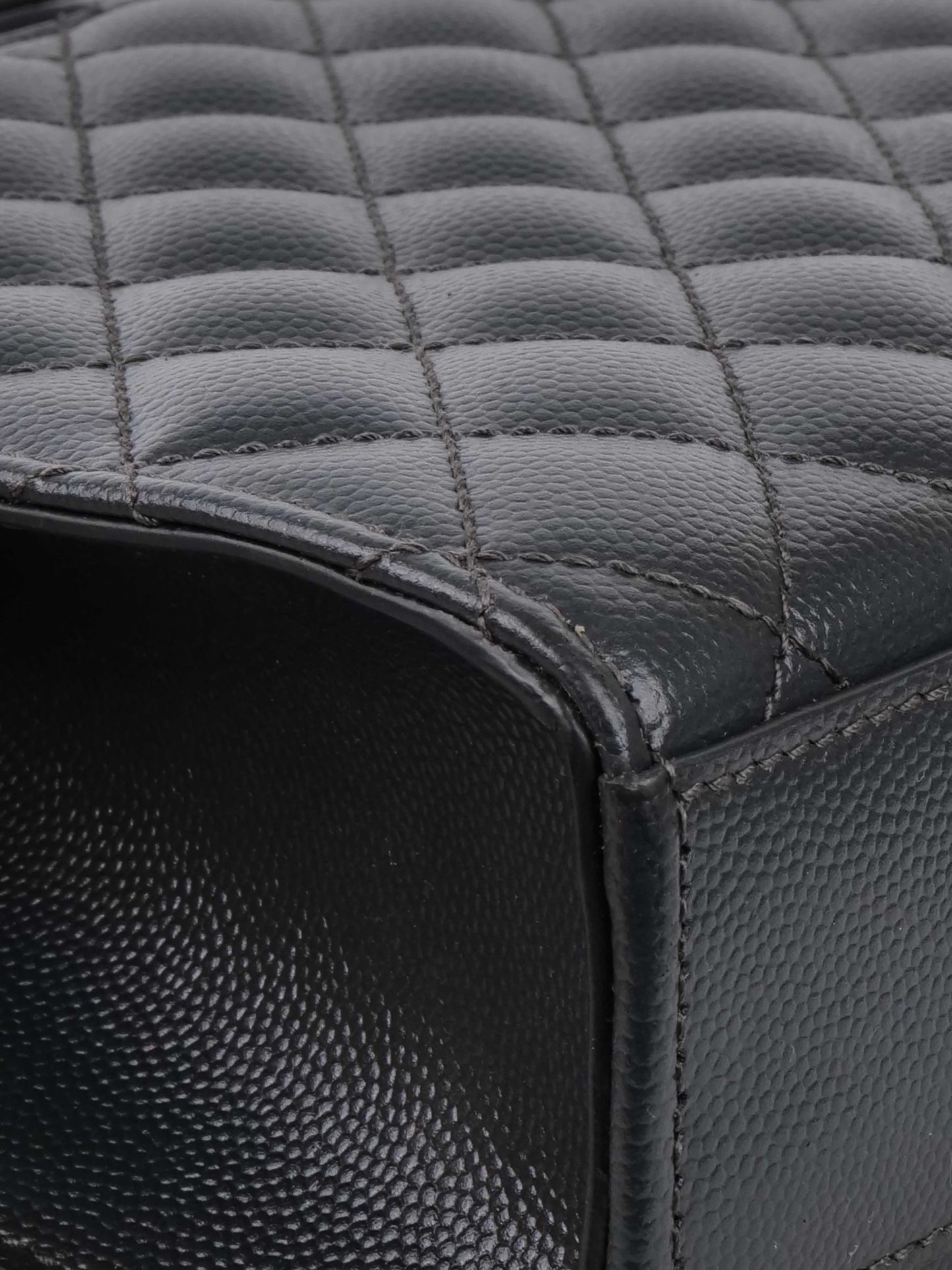 Saint Laurent Medium Cassandra Envelope Bag in Grey.