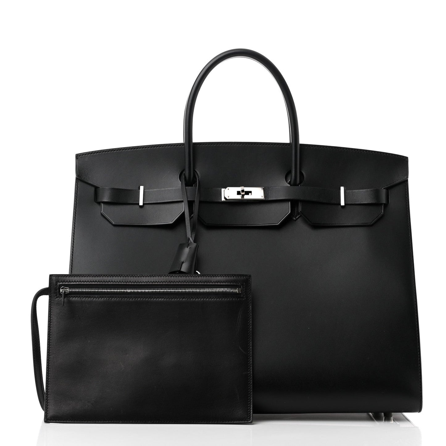 Hermes Vache Hunter Birkin Sellier 40 Black