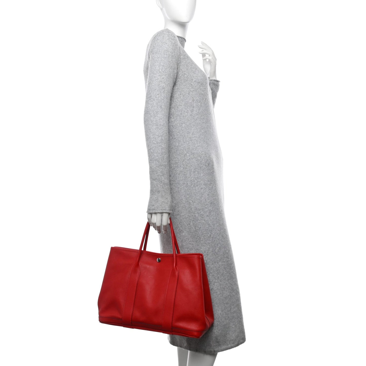 Hermes Epsom Garden Party 36 MM Rouge Casaque