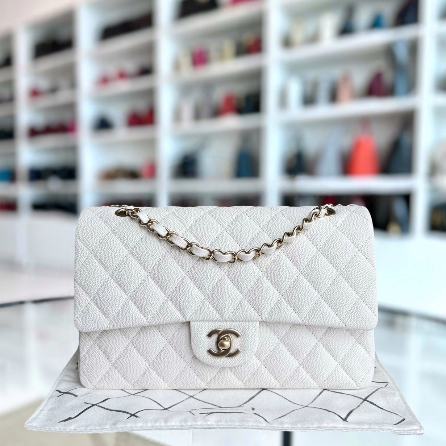 Chanel Classic Flap Medium Shoulder Bag - EworeBags