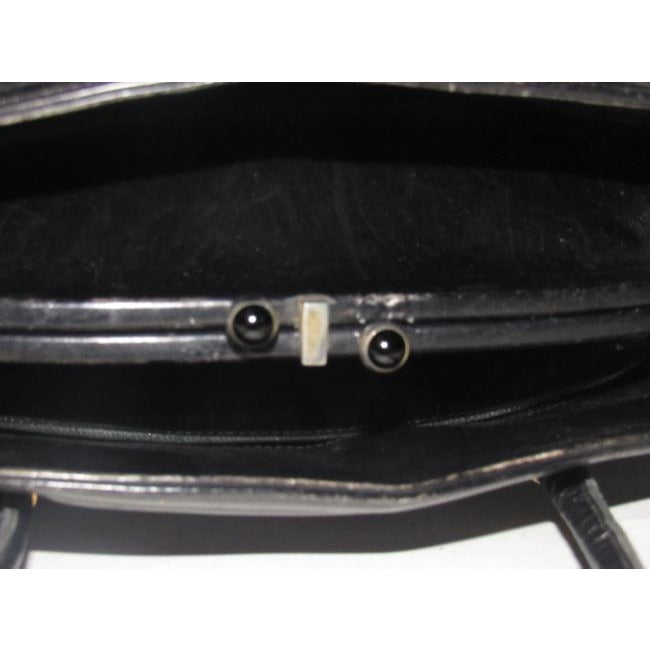 Gucci Top Handle Bag Black Leather Satchel