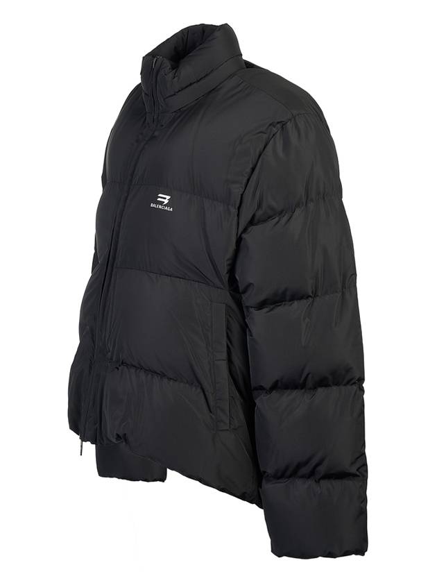 Luxury Balenciaga Trending 2026 Sporty B Logo Point Down Padding Black