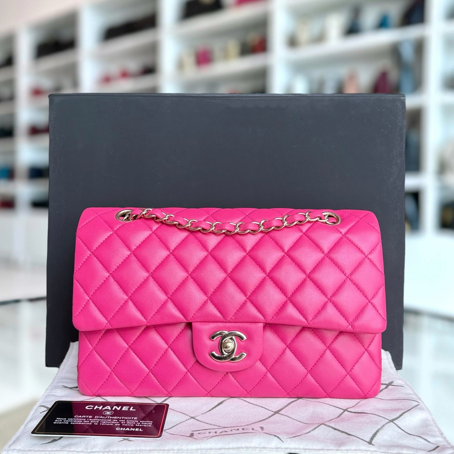 Chanel Classic Flap Medium Shoulder Bag - EworeBags