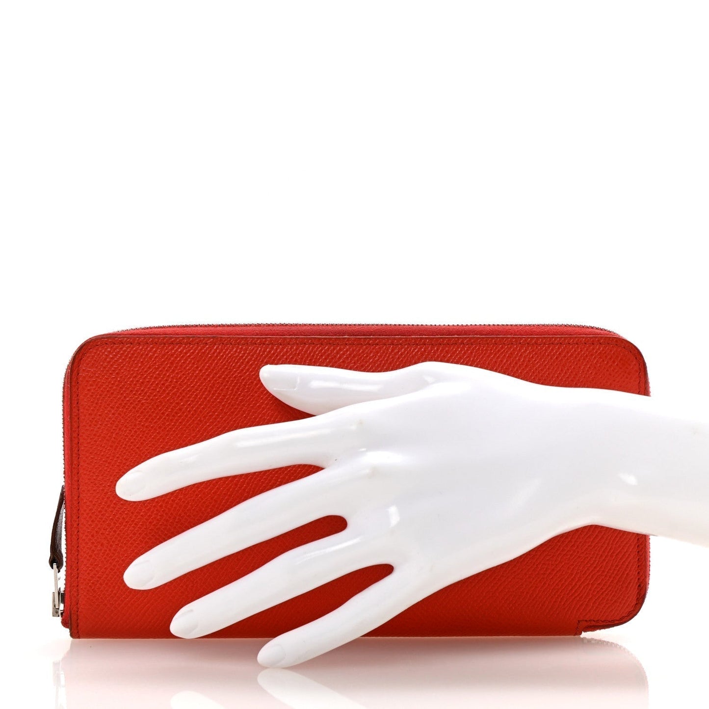 Hermes Epsom Silk'in Wallet Capucine