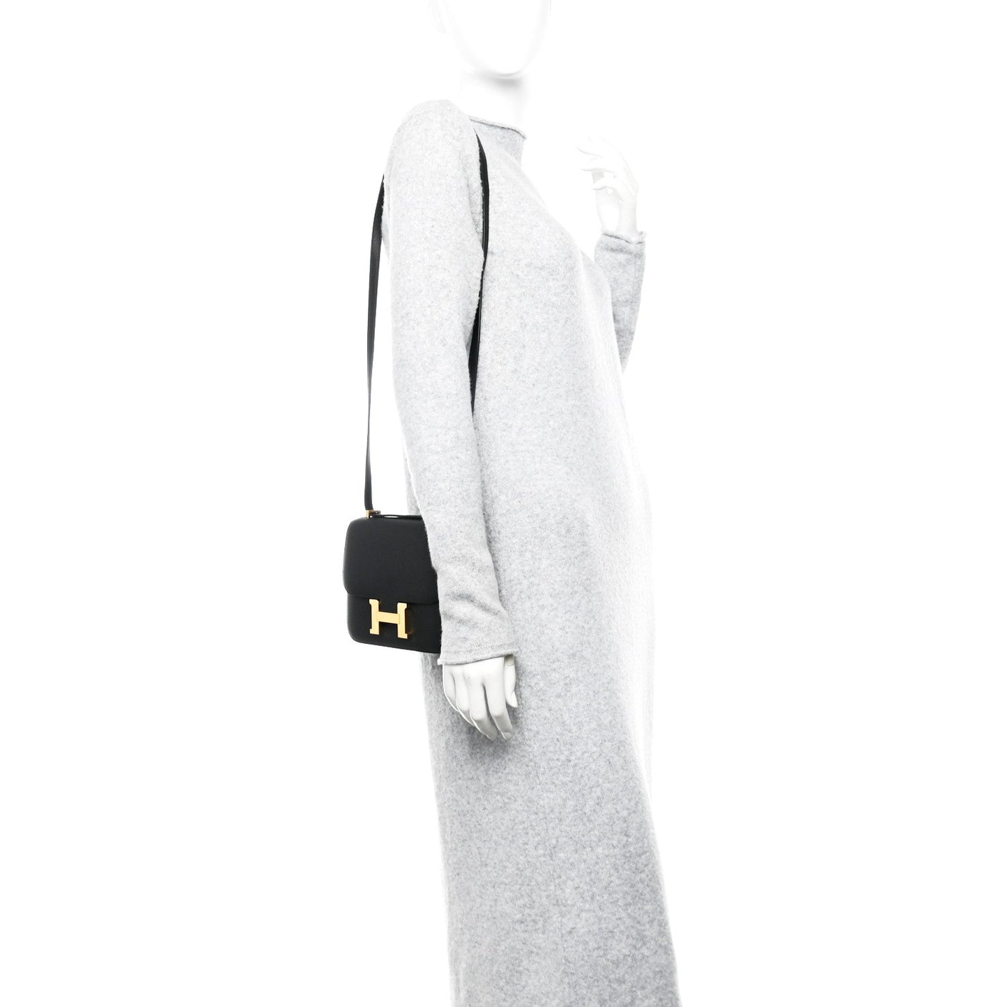 Hermes Epsom Constance 18 Black