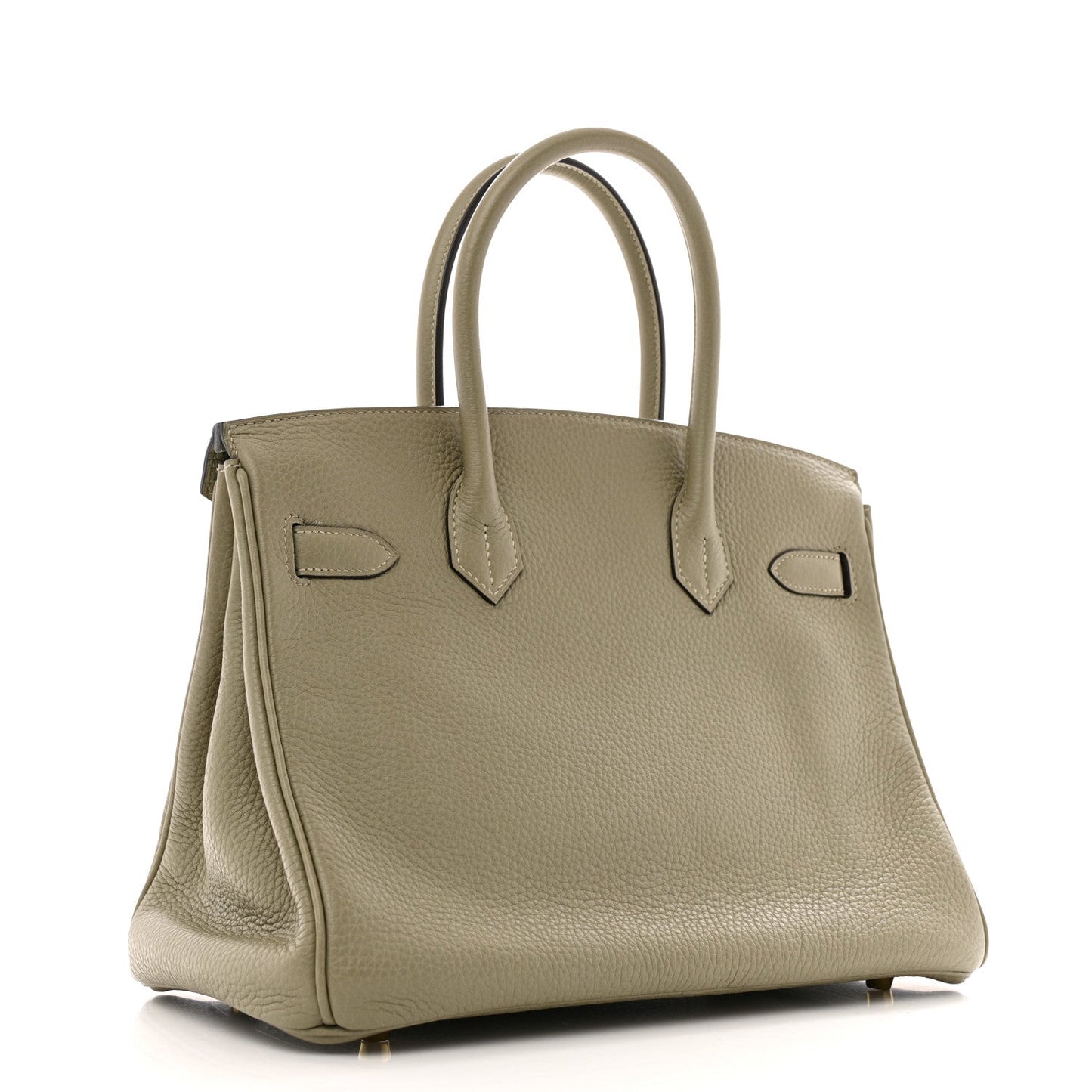 Hermes Taurillon Clemence Birkin 30 Sauge