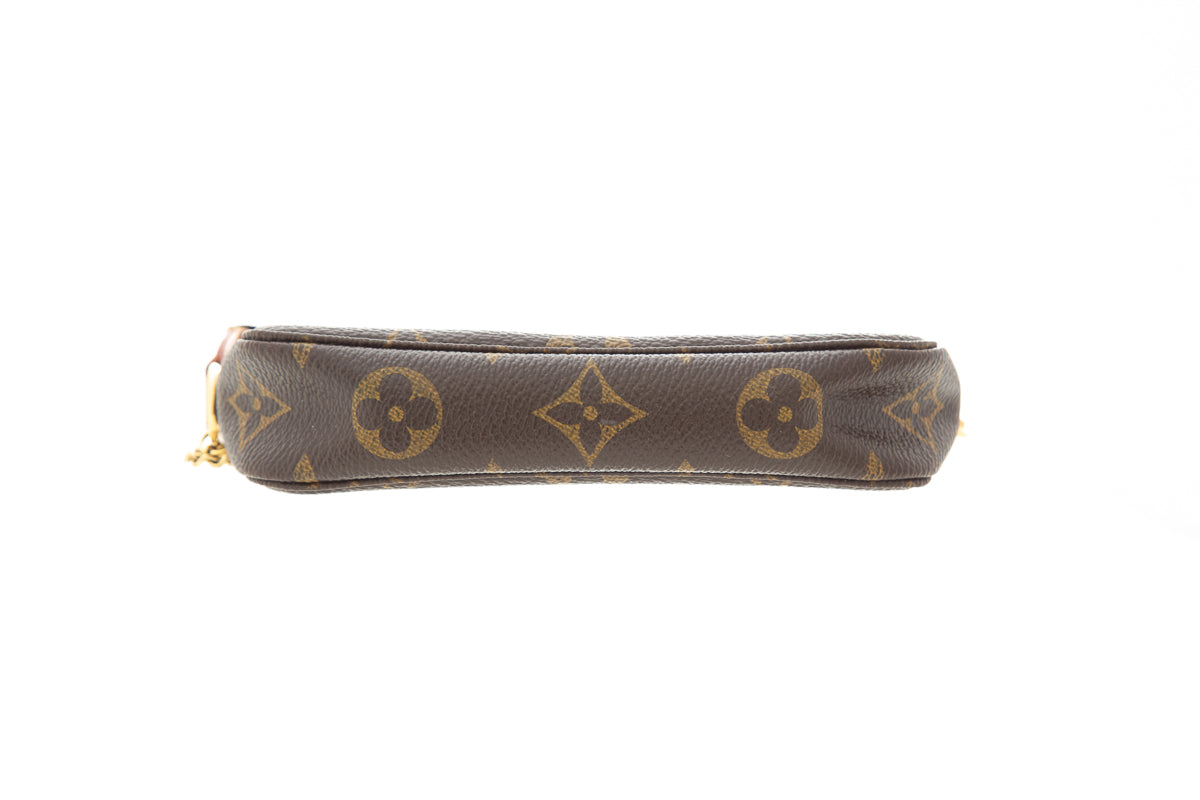 Louis Vuitton 2014 Monogram Mini Pouchette on Chain