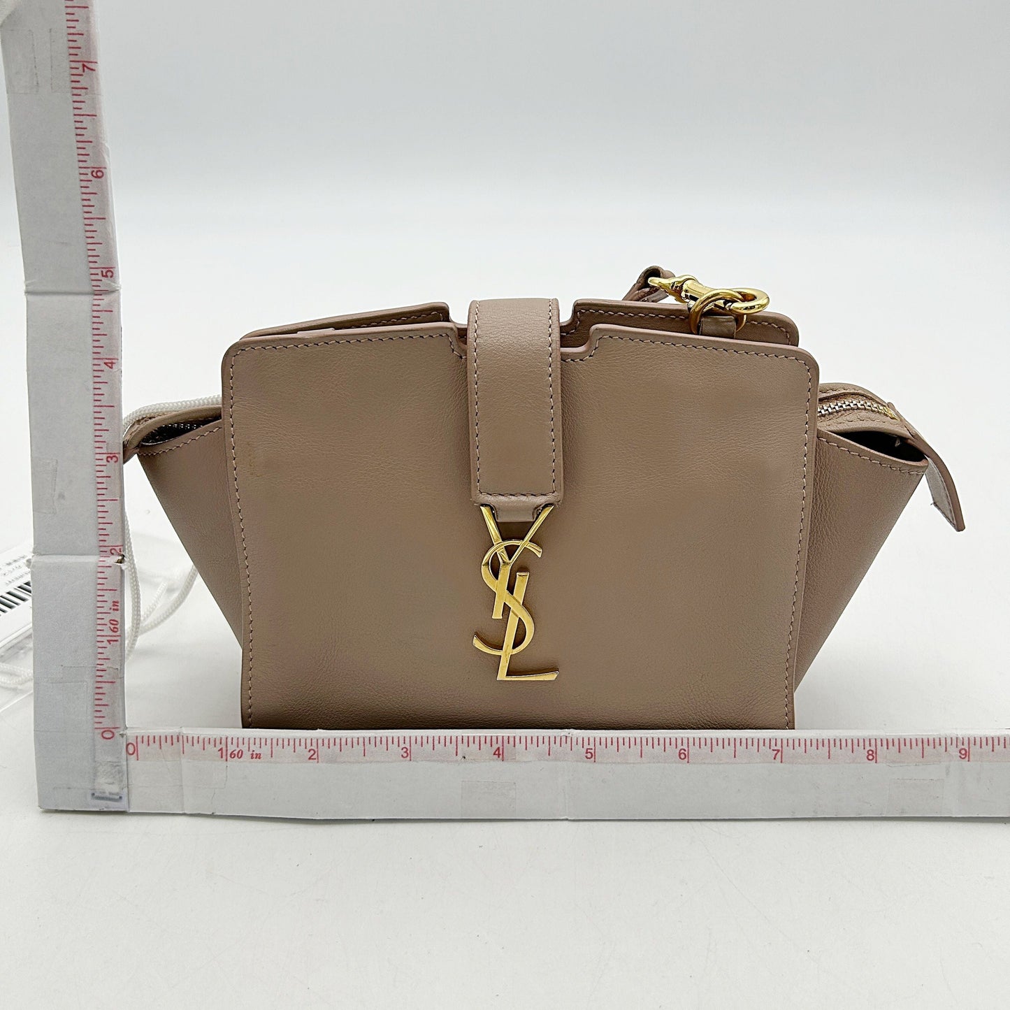 SAINT LAURENT Calfskin Monogram Toy Cabas Poudre LA14801