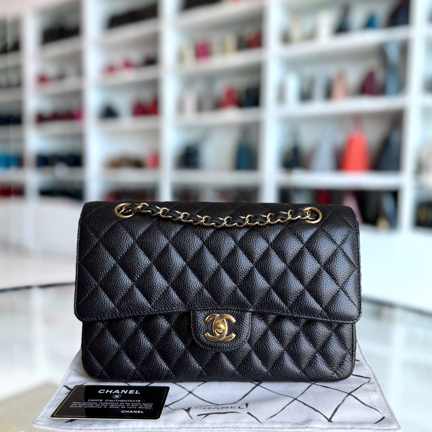 Chanel Classic Flap Medium Shoulder Bag - EworeBags