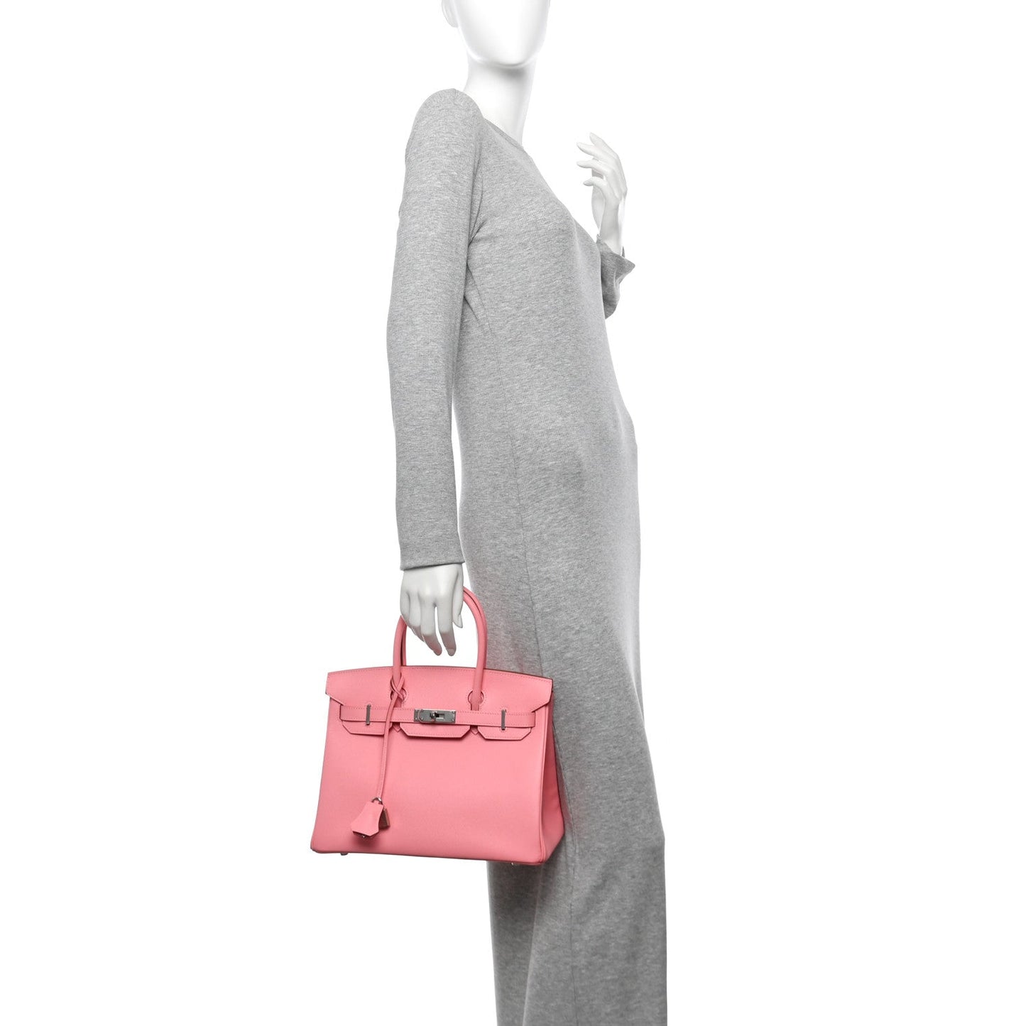 Hermes Epsom Birkin 30 Rose Confetti
