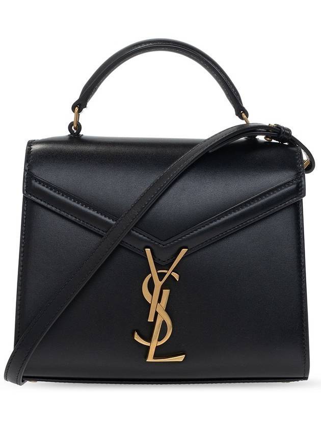 Luxury Saint Laurent Trending 2025 Box Cassandre Mini Top Leather Tote Bag Black