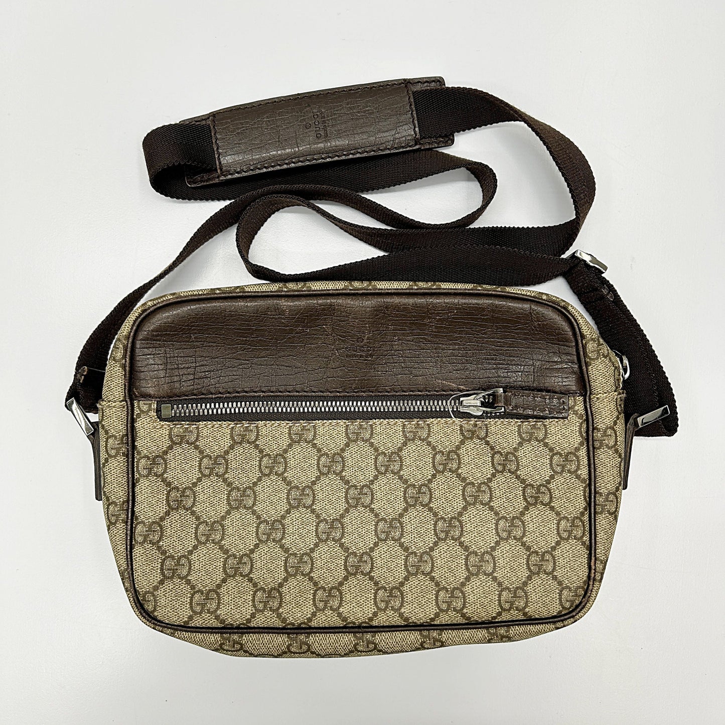 Gucci Beige Brown Shoulder Bag gu5516ff