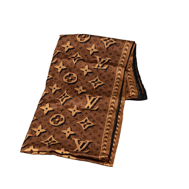 Louis Vuitton Monogram Shirt Brown Silk Louis Vuitton