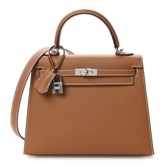 Hermes Epsom Kelly Sellier 25 Gold