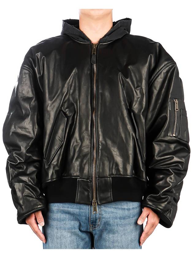 Luxury Balenciaga Trending 2026 Hoodie Bomber Black
