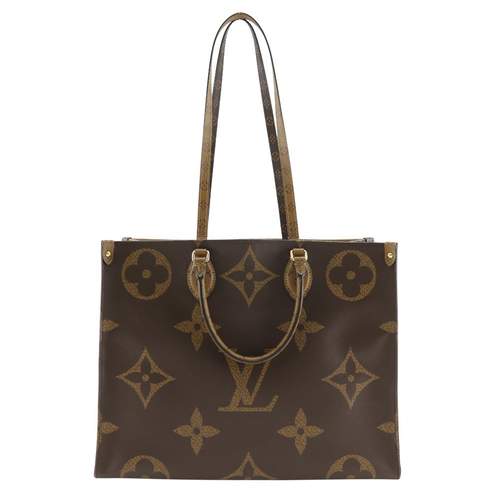 LOUIS VUITTON Tote Bag M45320 Monogram Canvas , Monogram Reverse Brown 2WAYShoulder Monogram Giant On-the-go GM Women(Unisex)