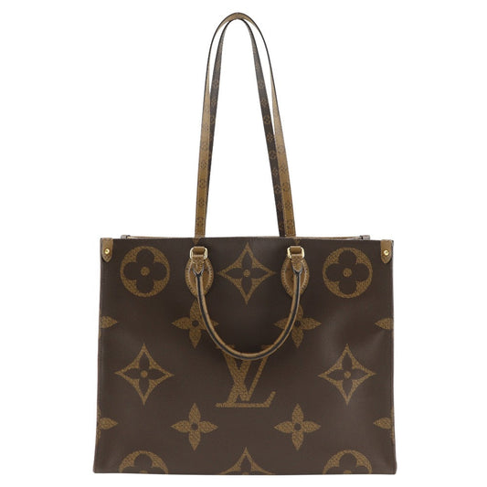 LOUIS VUITTON Tote Bag M45320 Monogram Canvas , Monogram Reverse Brown 2WAYShoulder Monogram Giant On-the-go GM Women(Unisex)