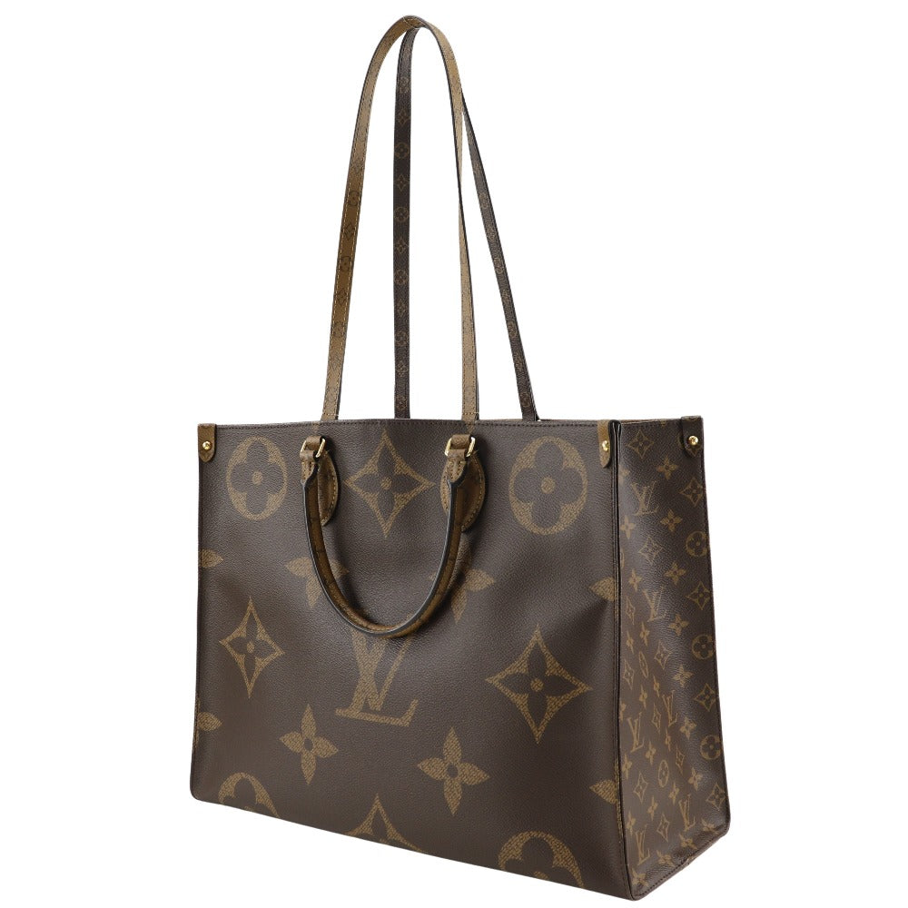 LOUIS VUITTON Tote Bag M45320 Monogram Canvas , Monogram Reverse Brown 2WAYShoulder Monogram Giant On-the-go GM Women(Unisex)
