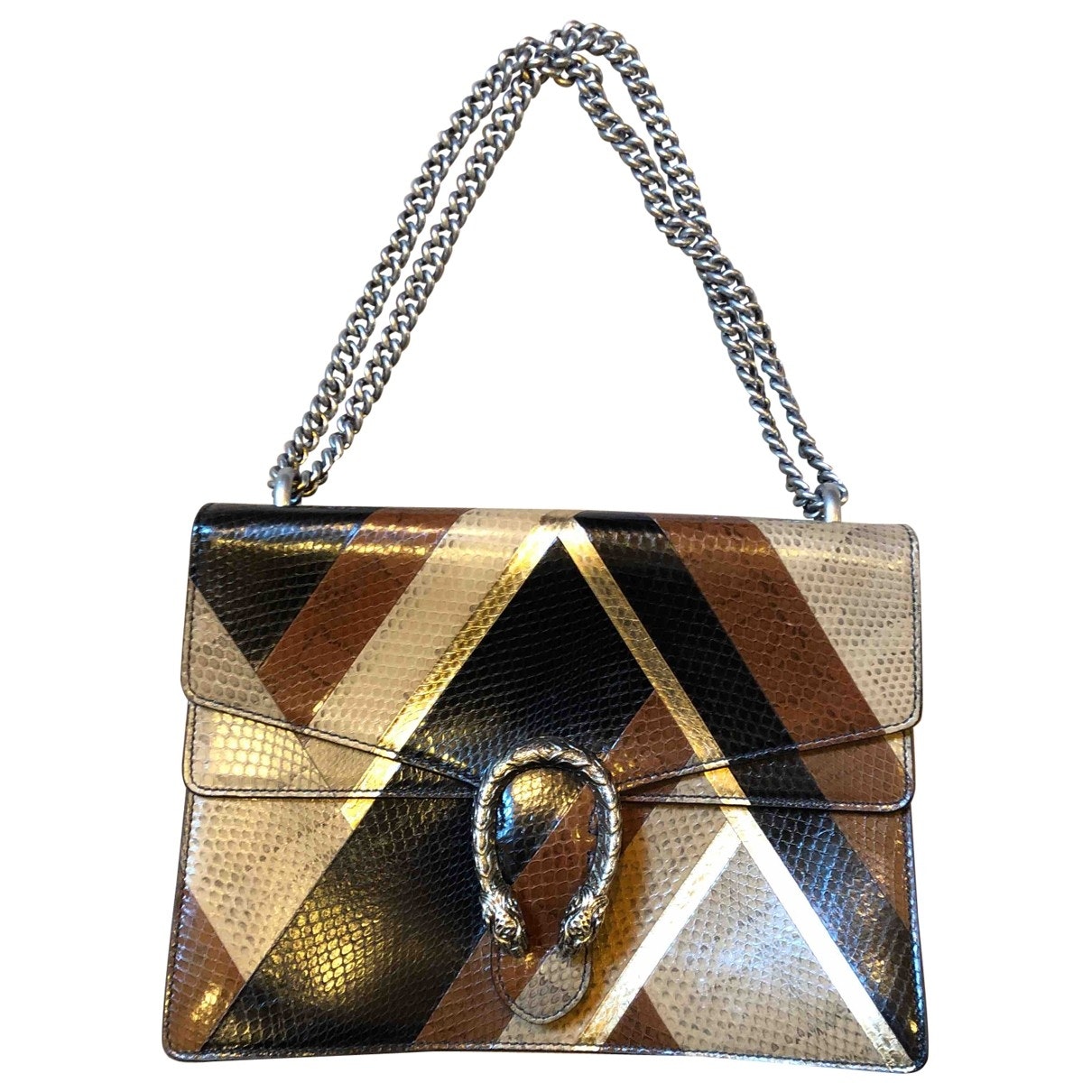 Gucci dionysus beige water snake handbag