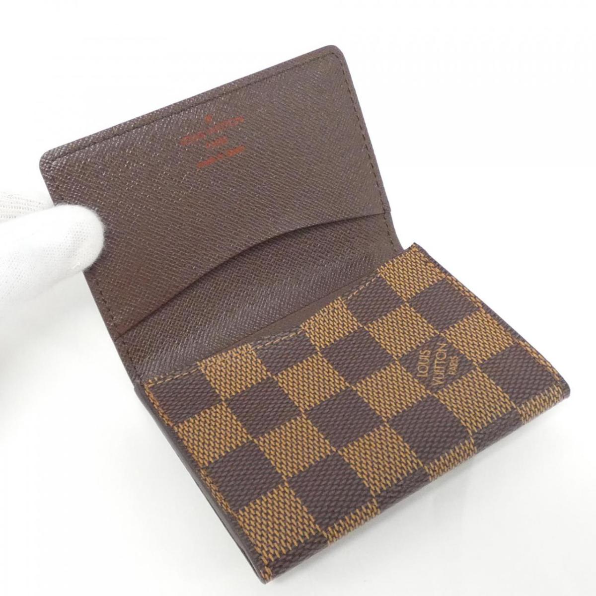 Louis Vuitton Damier Amverop Curt du Visit N62920 Card Case