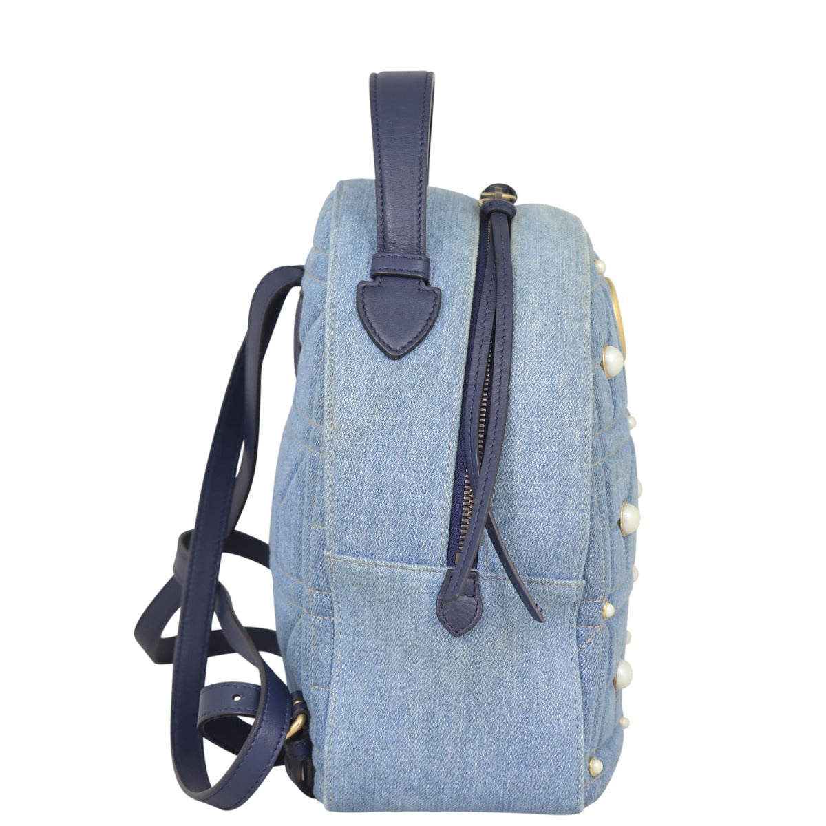 Gucci GG Marmont Denim Backpack
