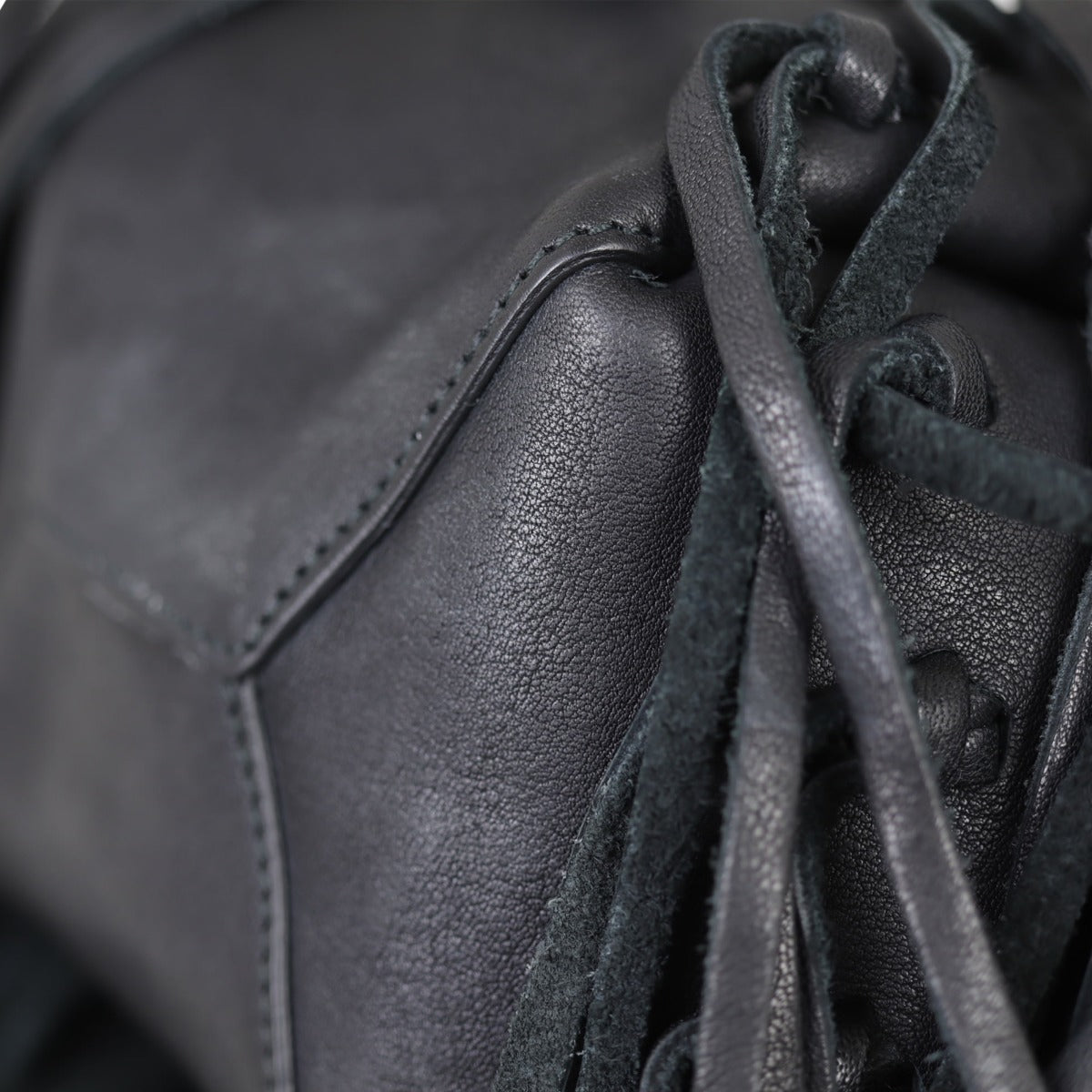 Saint Laurent Fringe Monogram Bourse Bucket Bag Mini