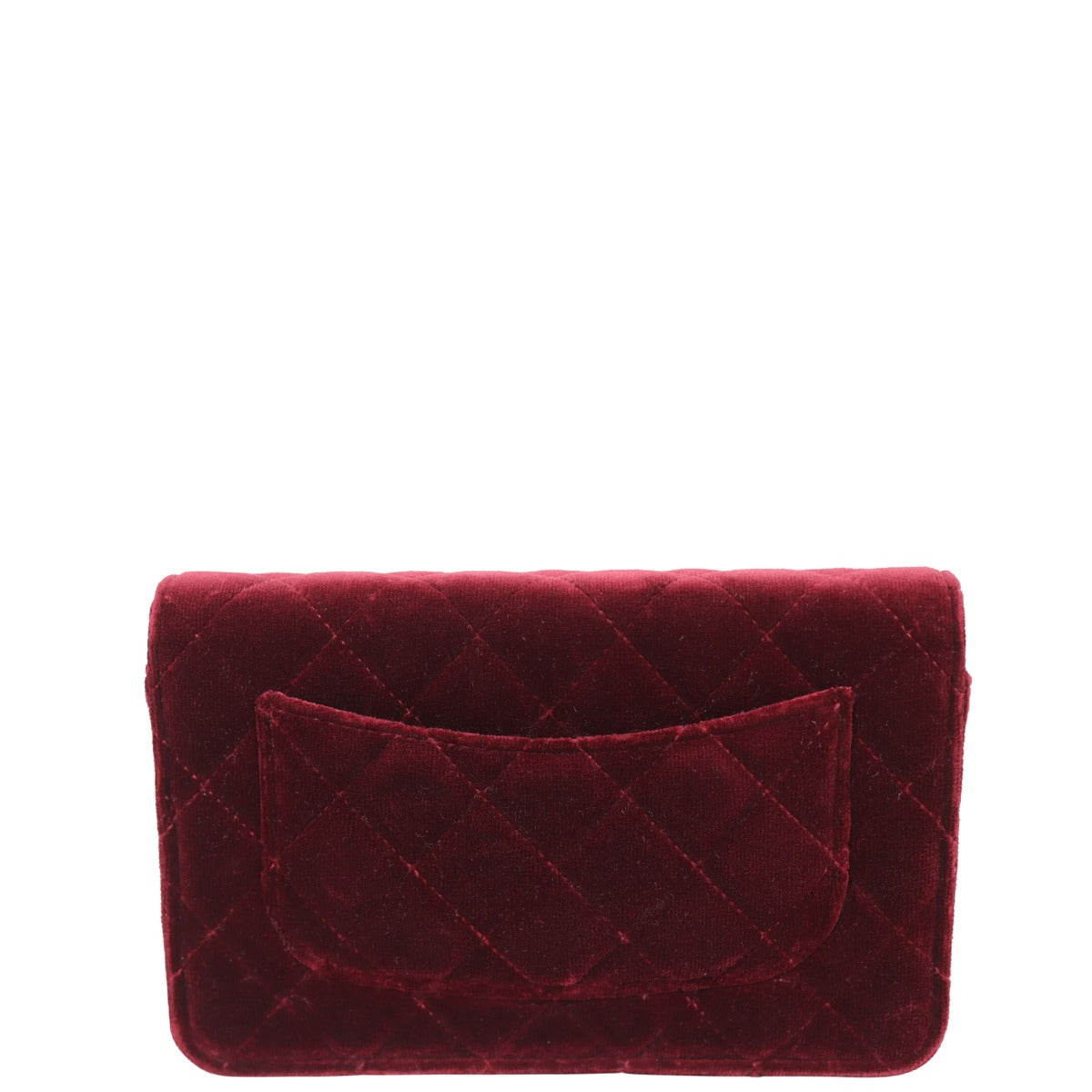 Chanel Pearl Crush Velvet Wallet on Chain