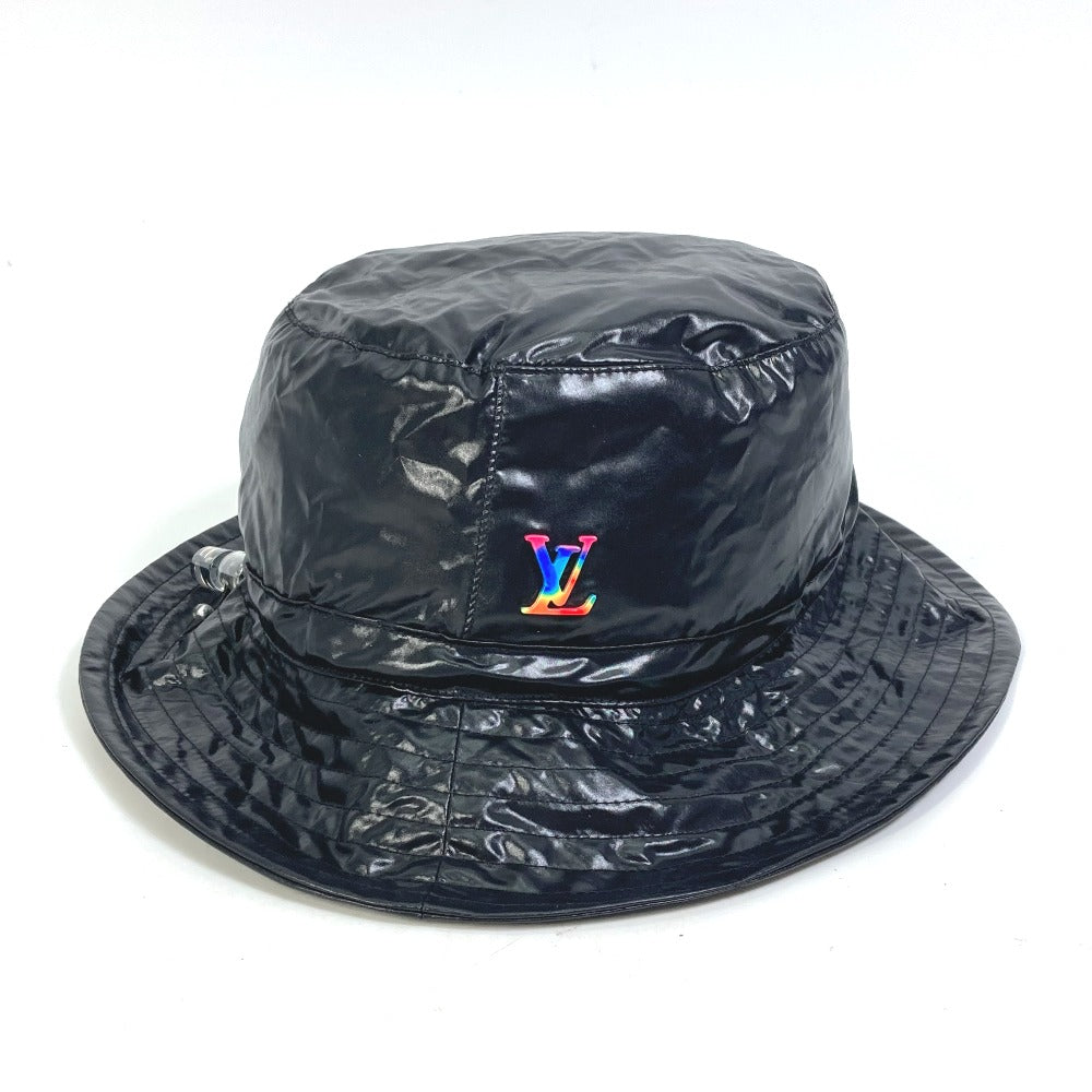 LOUIS VUITTON hat Nylon black virgil abloh series Bone Women TU
