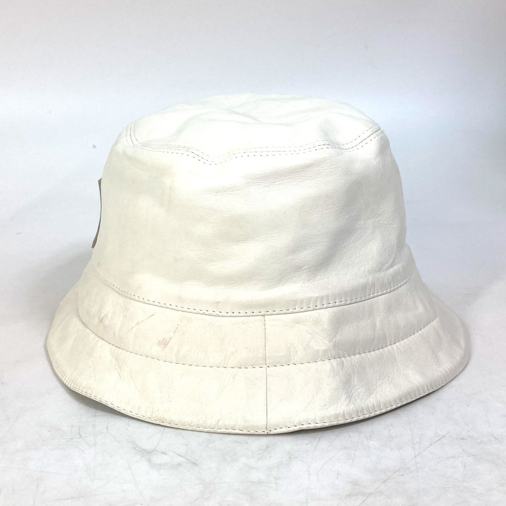 LOUIS VUITTON hat leather white Louis Vuitton cup LVCUP Women