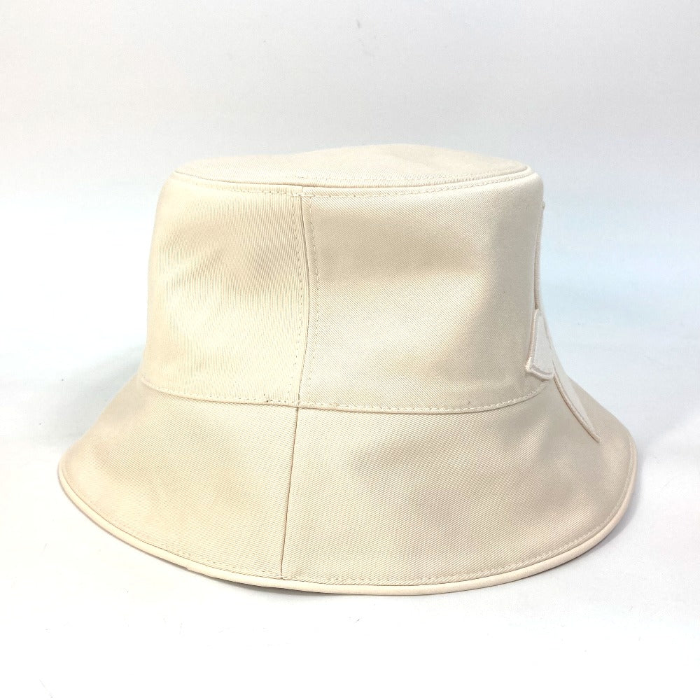 LOUIS VUITTON hat M7090 cotton beige Hat Hat Bucket Hat Bob Hat Monogram reversible Bucket hatï¿½ELV first Women