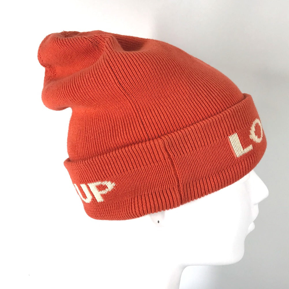 LOUIS VUITTON Knit hat Cotton, Cashmere Red LVCUP Louis Vuitton Cup Women