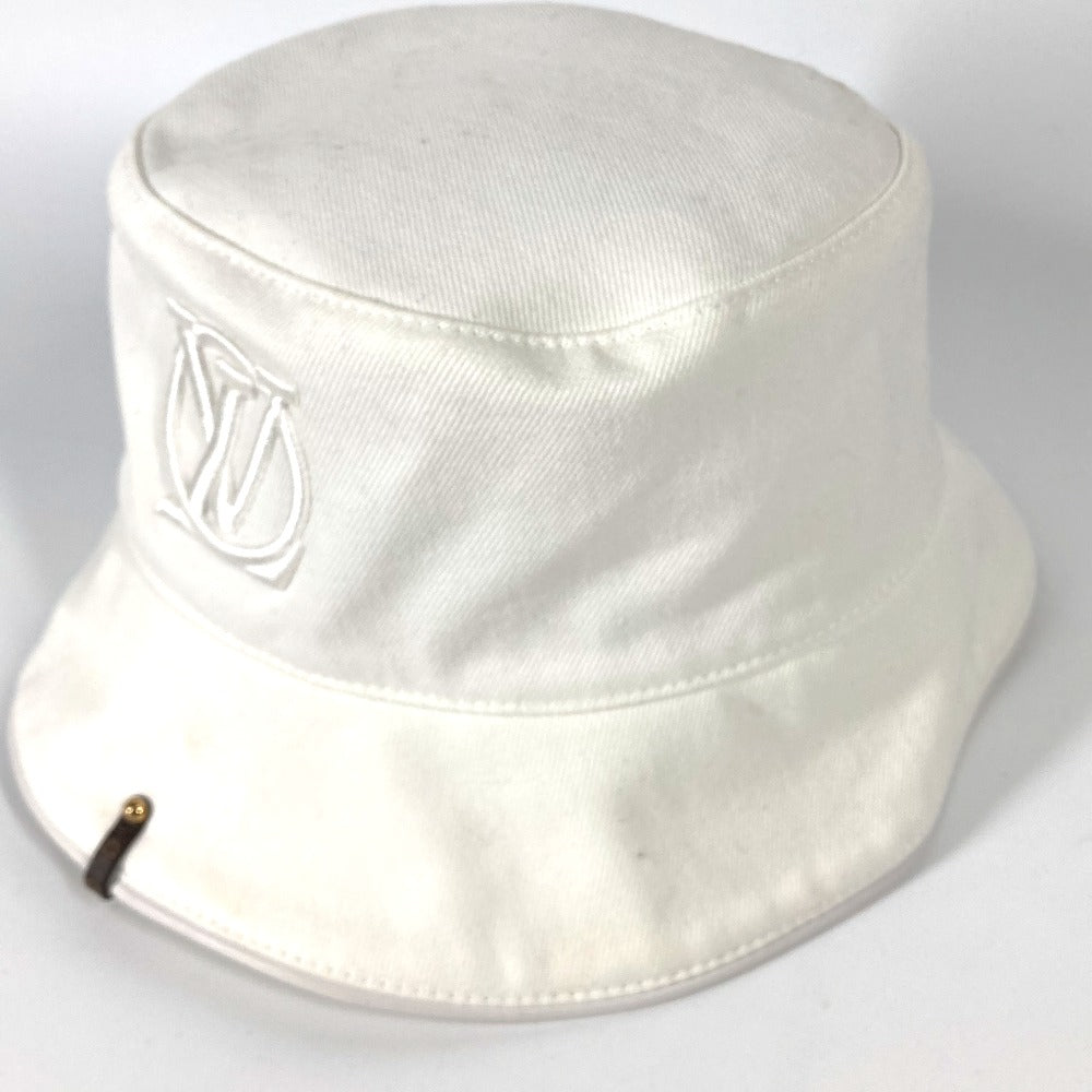 LOUIS VUITTON hat M7055M cotton white Chapeaux LV City Women
