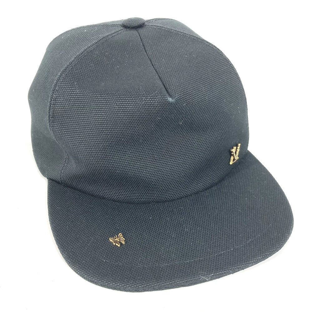 LOUIS VUITTON cap cotton black Casquette LV Twig