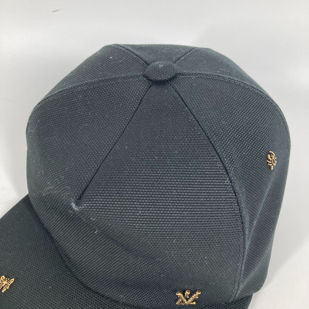 LOUIS VUITTON cap cotton black Casquette LV Twig