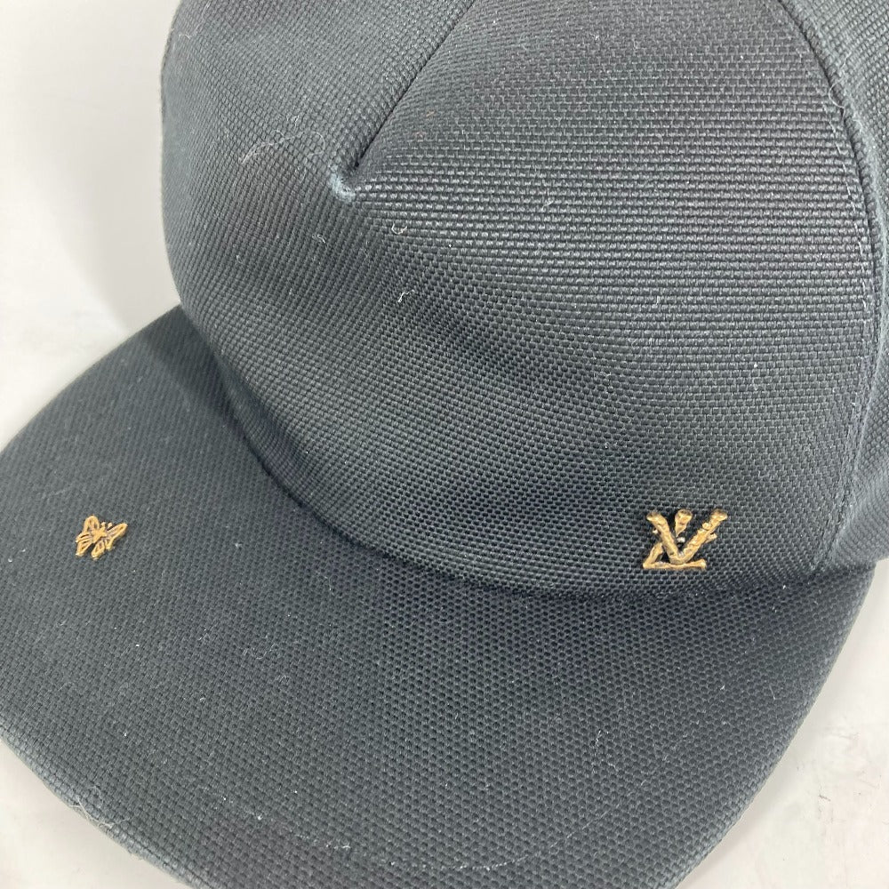 LOUIS VUITTON cap cotton black Casquette LV Twig