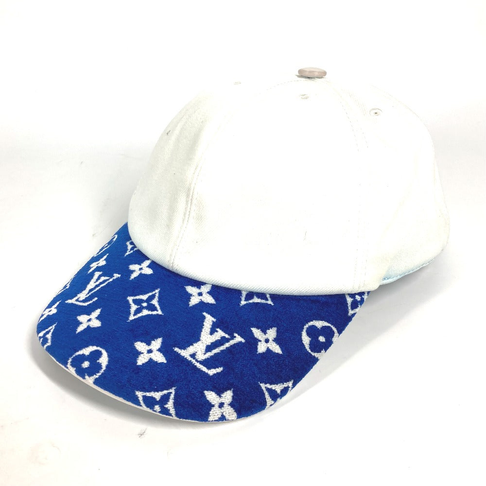 LOUIS VUITTON cap cotton blue LV Match Monogram Cap