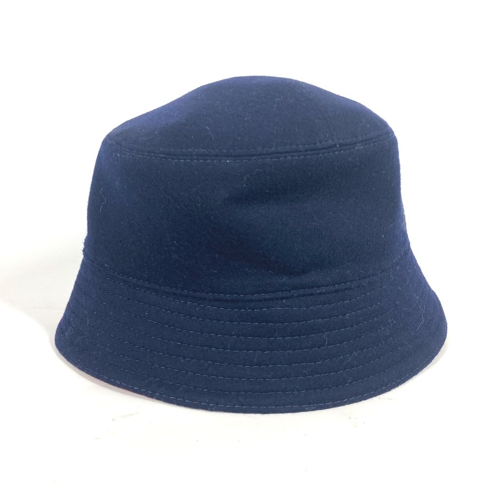 LOUIS VUITTON hat M7011M wool Navy chapeau monogram record mens M
