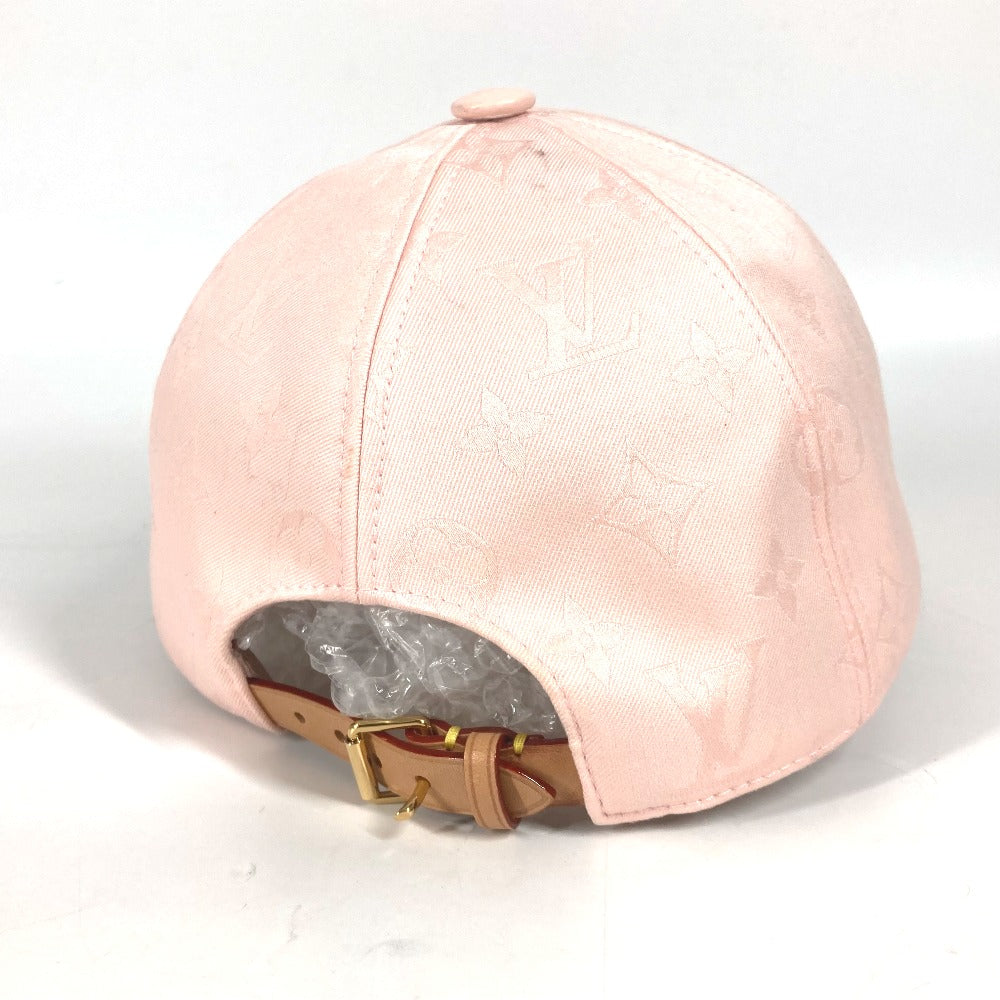 LOUIS VUITTON cap M7089L cotton pink Monogram Cap/LV First L