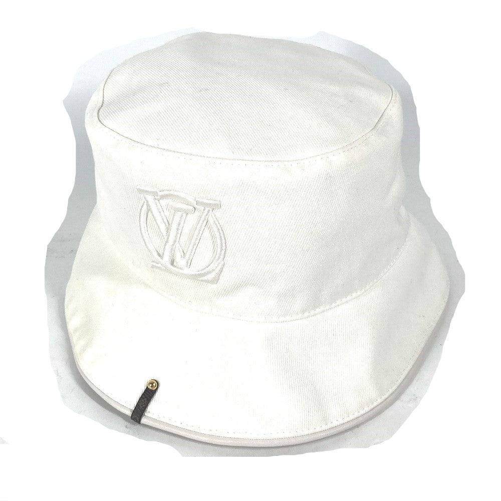 LOUIS VUITTON hat M7055M cotton white Chapeaux LV City Women